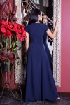 Довге синє плаття SL731-7 від виробника