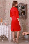 Платье 24301 красный 3D
