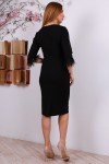 Стильне чорне плаття YM32301