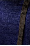 Длинное нарядное платье Тина AD20703 синего цвета