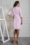 Розовое платье AL60102 осень