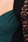 Плаття великого розміру 2018 Сузана-Б GL000301 смарагдове