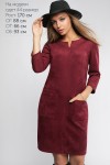 Модное бордовое платье 2018 LP309001 Марго