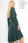 Стильное новогоднее платье 2018 LP316401 Марлен зеленое