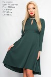 Стильне новорічне плаття 2018 LP316401 Марлен зелене