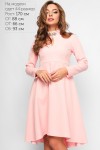 Стильное новогоднее платье 2018 LP316402 Марлен розовое