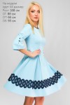 Жіночне блакитне плаття 2018 LP317001 Алі
