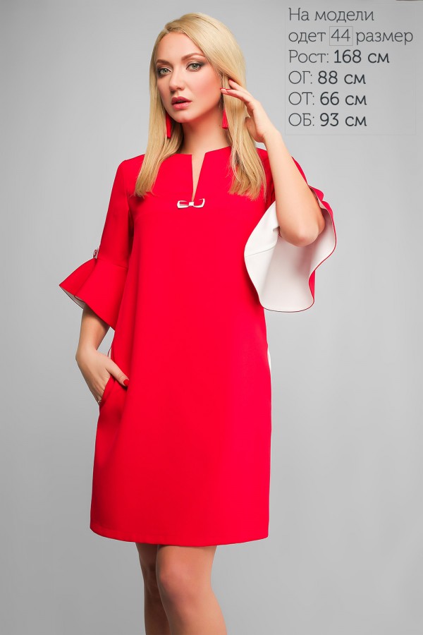 Червоне розкішне плаття на новий рік 2018 LP317501 Алін