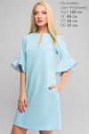 Голубое роскошное платье на новый год 2018 LP317503 Алин