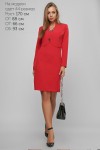 Червоне жіноче плаття з болеро 2018 LP43701 Періс