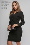 Черное нарядное платье с болеро 2018 LP43703 Пэрис