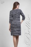 Модное серое вязаное платье 2018 TB142702 Bellise