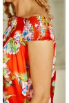 Летнее платье Амира AD22502 терракотового цвета