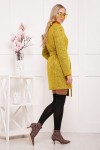 Модне жовте пальто П-337ш, колір 1505