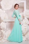 Платье Марианна д/р цвет мята GL642801 в пол