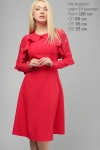 Красное вечернее платье LP314703 осень 2018