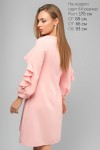 Розовое весеннее платье LP319403