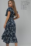 Удобное синее платье LP320501 на лето