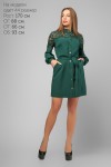 Зеленое платье LP325302 повседневное