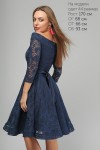 Синее вечернее платье LP325801