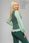 Стильная зеленая блуза LP85401