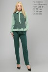 Стильная зеленая блуза LP85401