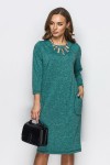 Повсякденне зелене плаття 32241/2 трикотаж