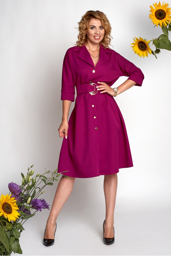 Платье Айрин А2 EM686302 фиолетового цвета