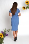 Платье Мегги А4 EM685402 синего цвета