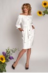 Платье Элла А1 EM685701 белого цвета