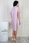 Летнее  розовое платье AL70201