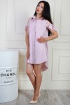 Летнее  розовое платье AL70201
