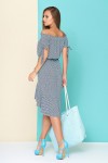 Літнє блакитне плаття Таяна 8 AZ99013484 з візерунком