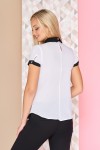 Стильная блузка белого цвета AR99013514