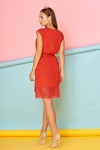 Летнее красное платье Элитан AZ99013448