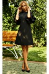 Платье на осень Андреа AD693901 черного цвета