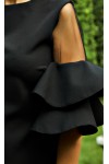Плаття на осінь Андреа AD693901 чорного кольору