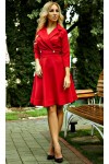 Повседневное платье Миранда AD693501 красно-кораллового цвета