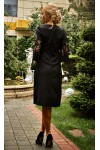 Сукня з перфорацією Енріка AD677902 чорного кольору
