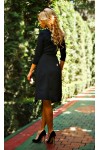 Шикарное платье Лиана AD682503 чёрного цвета