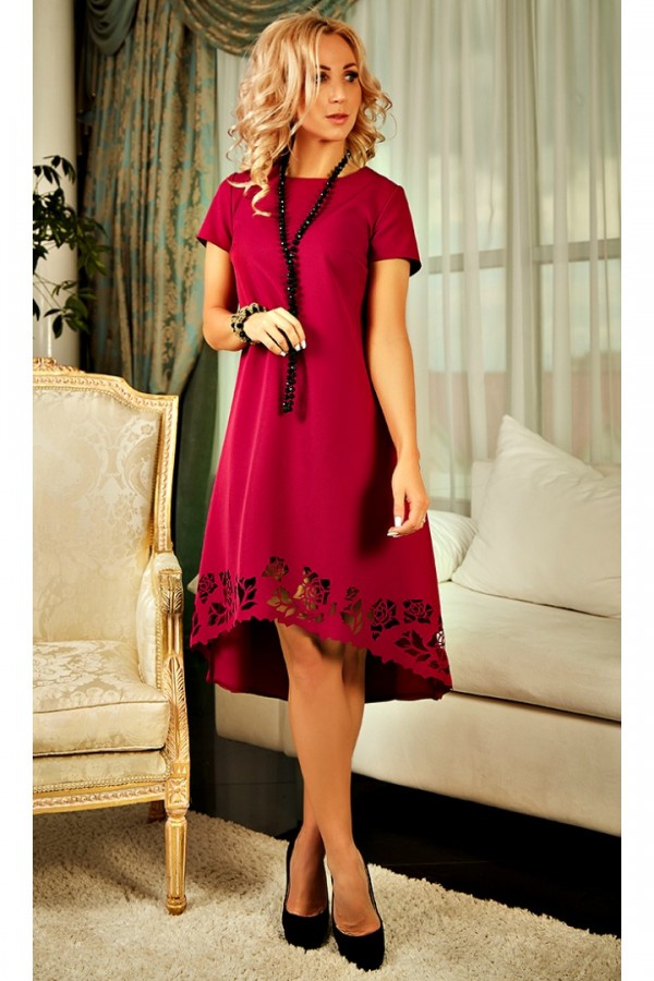 Чудове плаття Елмаз AD22705 кольору фуксії