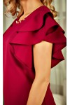 Оригінальне плаття Маргарет AD23802 бордового кольору
