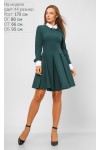 Стильное зелёное платье LP328002