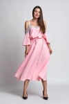 Нарядне літнє плаття Анабель А1 EM032801 рожевого кольору