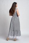 Нежное летнее платье Мальва А2 EM032902 черная полоска