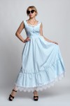 Красиве літнє плаття Мальва А4 EM032904 блакитна смужка
