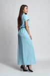 Модное летнее платье Мерит А3 EM035503 голубого цвета
