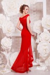 Красное платье на выпускной Ингрид GL649001 в пол