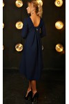 Ділове плаття Віола AD706403 синього кольору