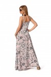 Платье 2019 длинное  розовое SF115901
